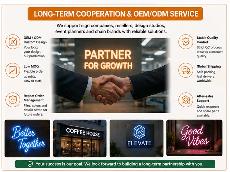 led sign Client Partnerships
