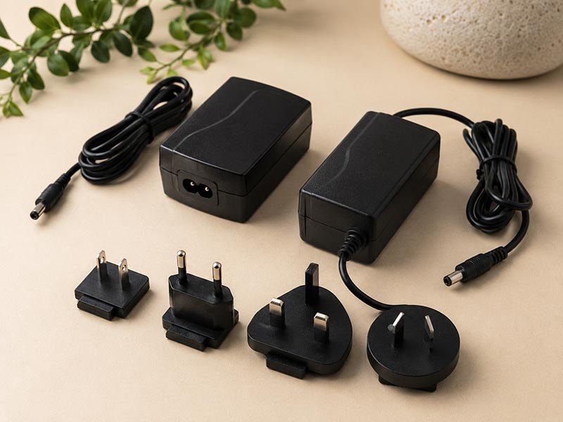 Power adapter and plug options for custom LED signs