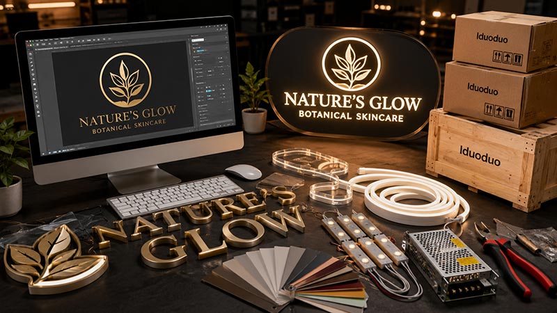 Start a custom LED sign project with Iduoduo China LED sign manufacturer