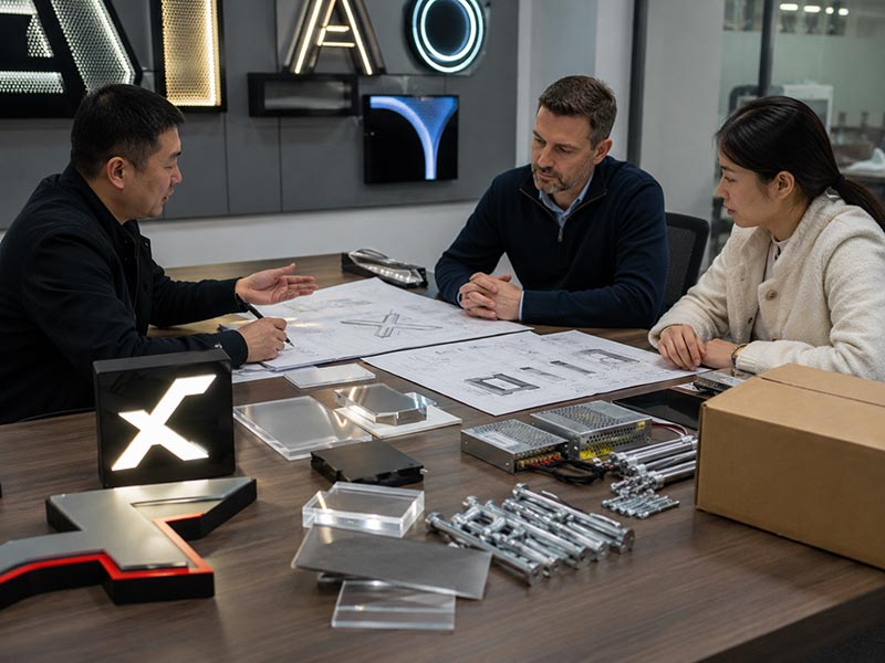 Premium custom LED sign consultation and FAQ support