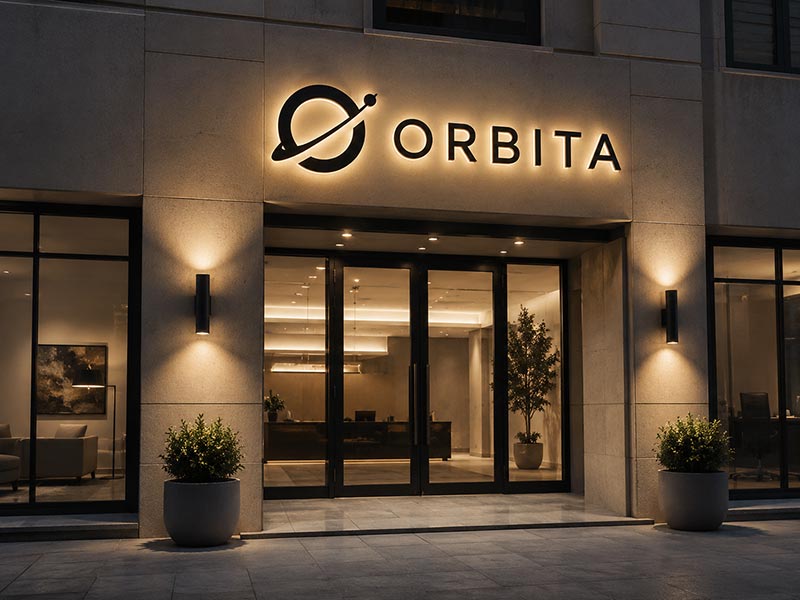 Backlit logo signs image
