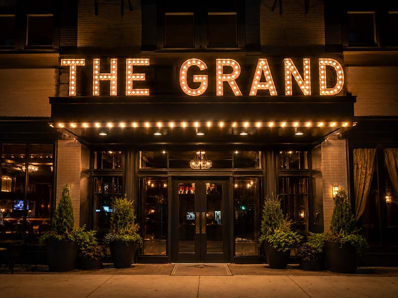 Marquee letters image