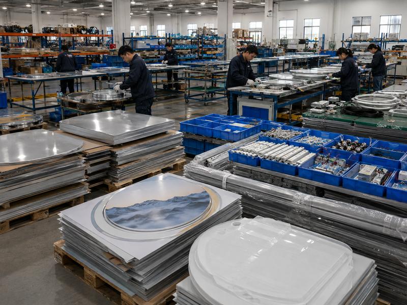 Blade sign material preparation