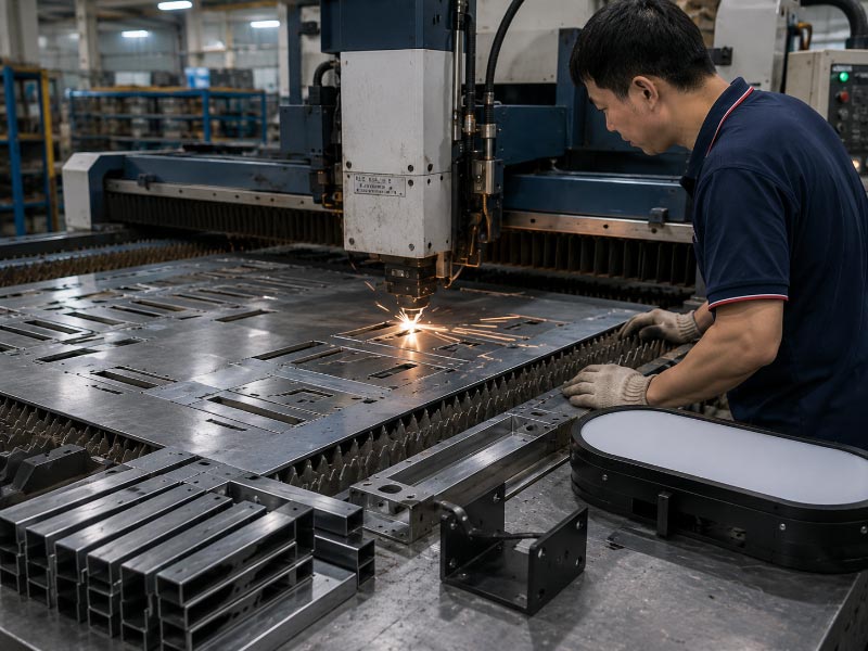 Blade sign metal cutting