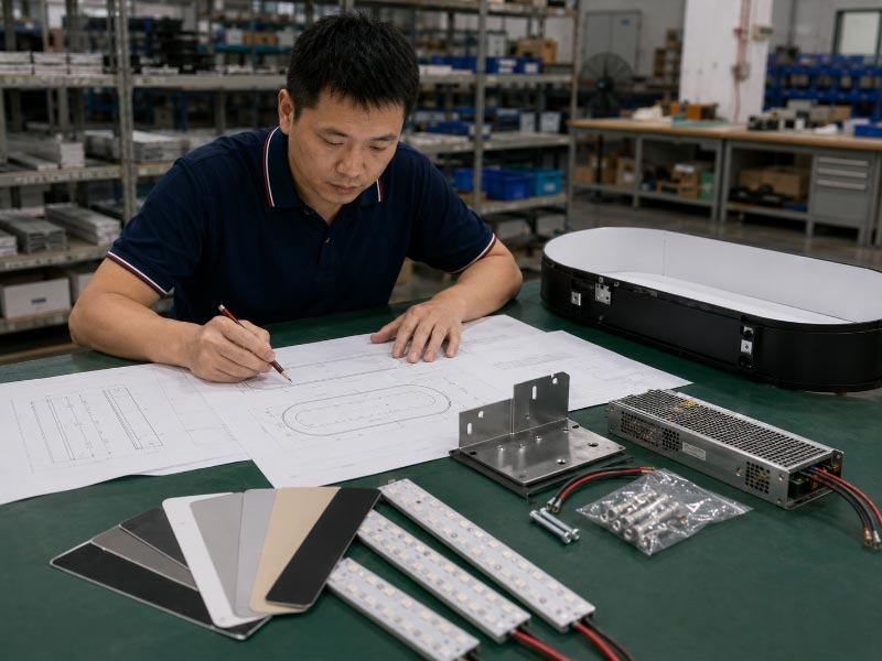 Blade sign production approval