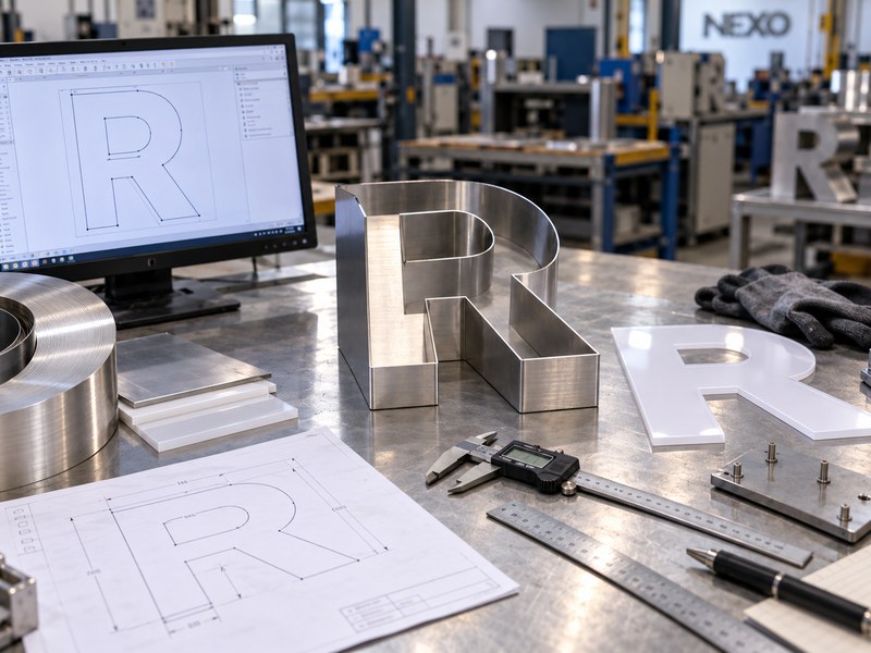 Factors affecting channel letter return bending accuracy