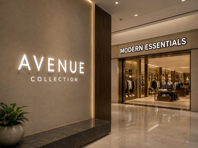 Trimless letters for premium interiors and trim cap letters for standard storefronts