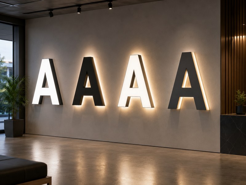 Front-lit, halo-lit, front-and-halo-lit, and side-lit channel letters