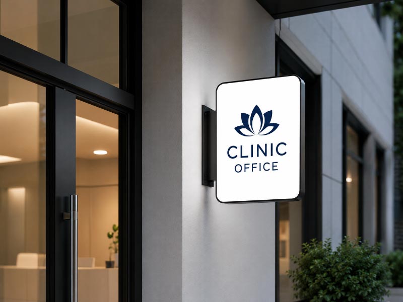 Clinic and office blade signs