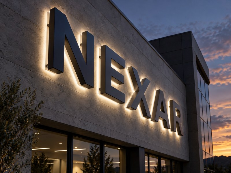 Large halo-lit building letters using wider standoff spacing for a proportional illuminated effect