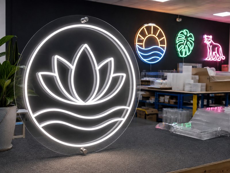 Sign company adding custom LED neon through outsourced manufacturing without new equipment