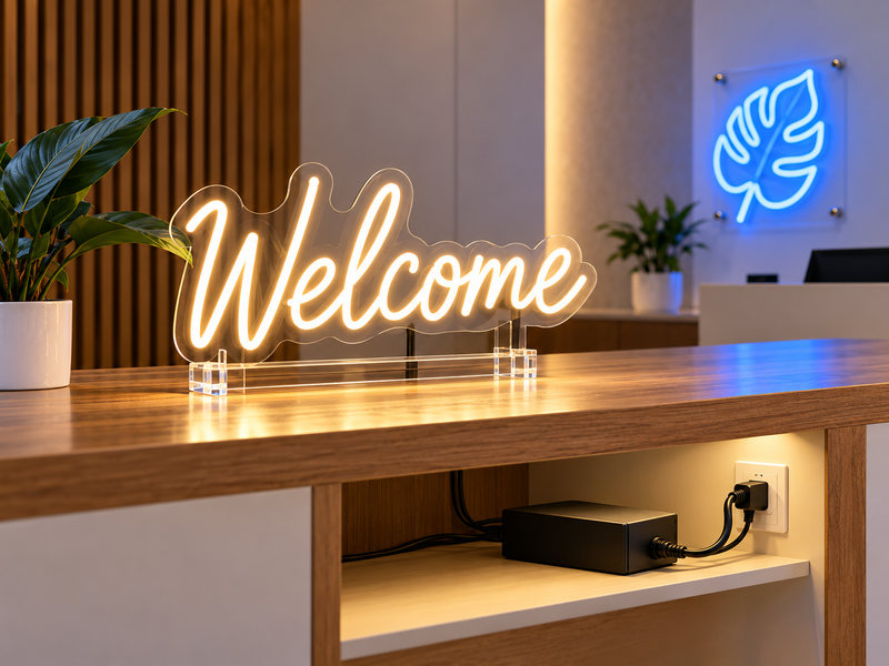Led Visual Led Wall Freestanding vs Wall-Mounted LED Neon Signs Compared