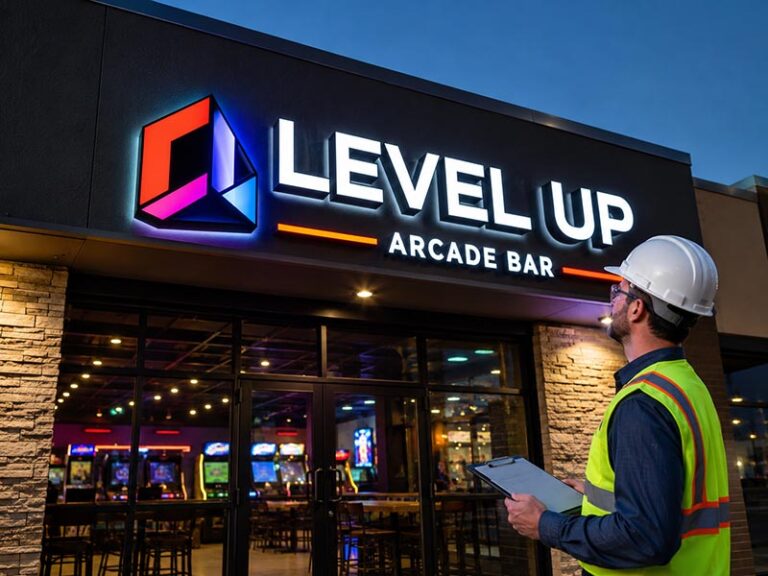 Iduoduo LED signs installed at storefront and commercial project