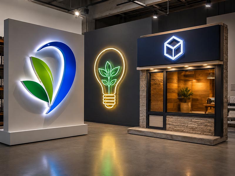 Custom LED signs in a professional factory setting showing why low LED sign quotes can carry quality and project risks