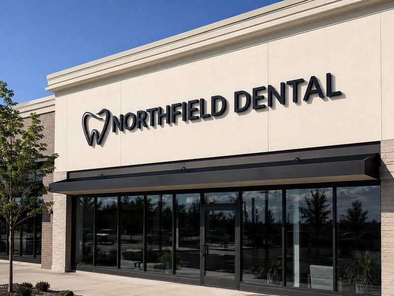 Outdoor channel letter sign project matched to specific size, material, and installation requirements