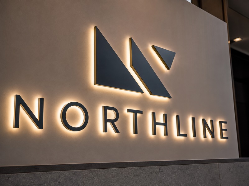 Modern custom channel letters with trimless faces, shallow profiles and layered illumination