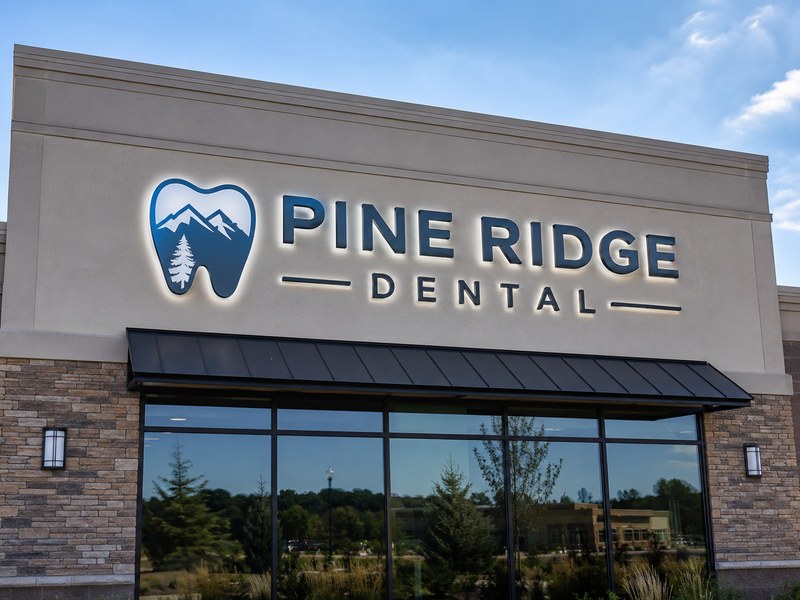 Completed custom sign project showing real manufacturing quality and installation-ready workmanship