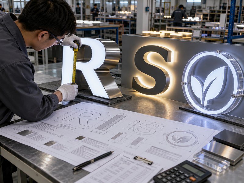Incomplete sign RFQ information affecting custom sign manufacturing cost