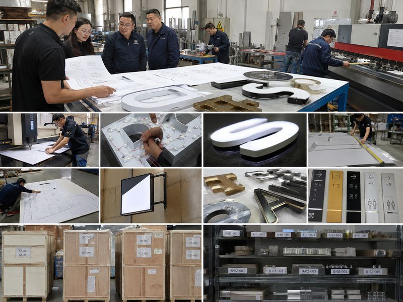 Evaluating a custom sign manufacturer for multi-location brand rollout projects